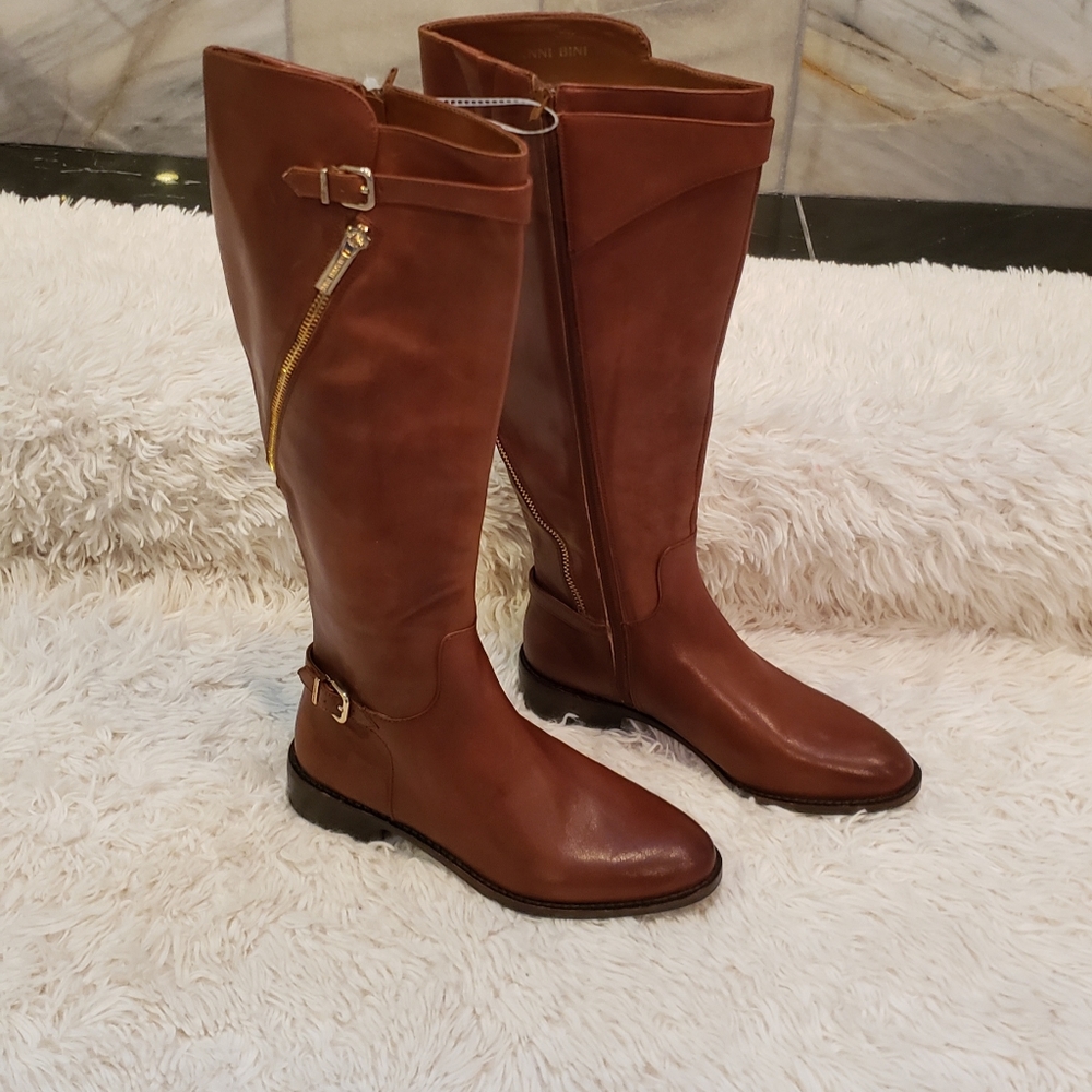Gianni Bini knee high leather boots